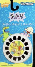 Rugrats, Reptar,  Baby Dill 3d View-Master 3 Reel Set - Nickelodeon 1999