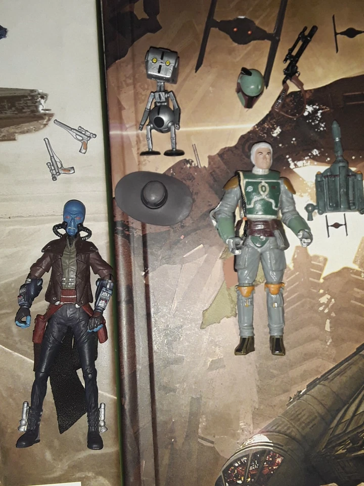 Star Wars TVC/clone wars 3,75 pulgadas Bounty Hunter lote cad bane boba fett Foto 2 de 4