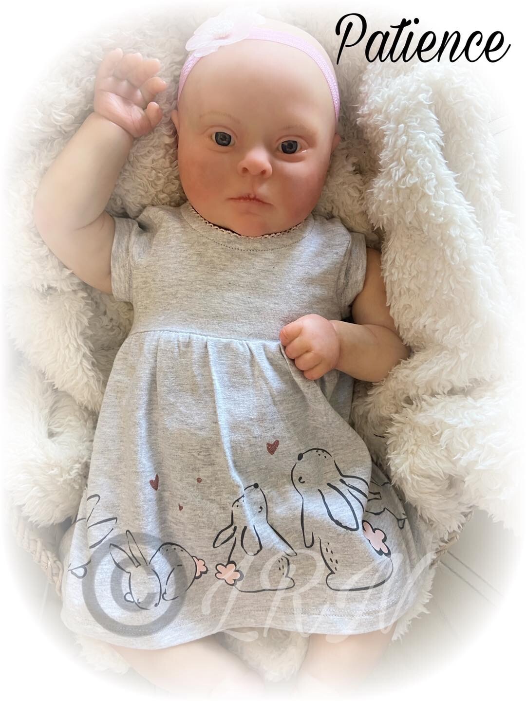 Custom made Reborn baby Doll Patience Realborn Down syndrome baby eBay
