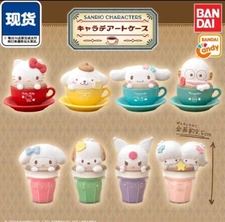 Bandai Namco Miniatures Sanrio Characters Latte Coffee Cup Blind Box Set