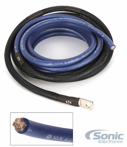 NVX XAPK4 True Spec 4Gauge Single Amp Wire Installation Kit w/ Speaker Cable - Picture 3 of 12
