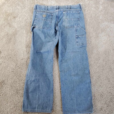 Men's Lee Dungarees Loose Carpenter Work Jeans Size 38x30 Vintage