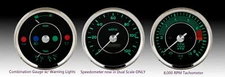 Genuine VDO Gauge 3 pc Set 356 Speedster Spyder Porsche 2 Yr warranty
