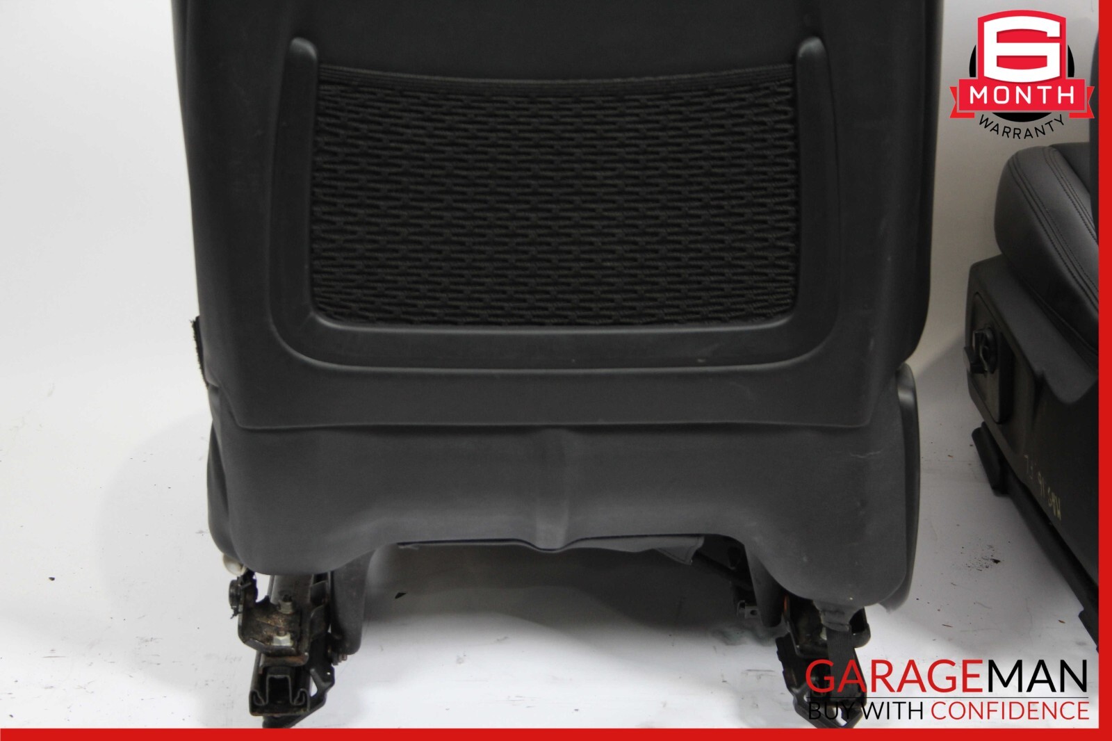 14-17 Maserati Ghibli M157 Front Complete Seat Cushion Cover Assy Set Black OEM