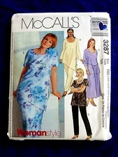 UNCUT MCCALLS#3287 WOMENS SZ 18W-20W-22W-24W WARDROBE SEWING PATTERN