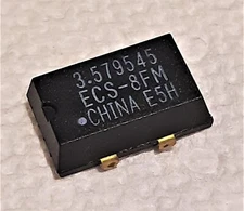 ECS-8FM-.035-TR 3.579545 SMD Oscillator 5.0V