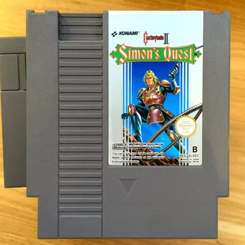 CASTLEVANIA II SIMON'S QUEST - CARTOUCHE 100% ORIGINALE NINTENDO NES PAL B EEC 2