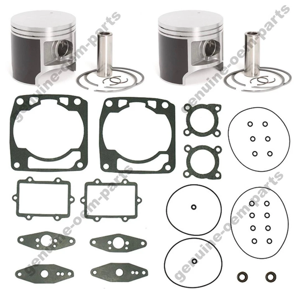 Arctic Cat M1000 Pistons Top End Gasket Kit Std 90.30mm 2007 2008 2009 2010 2011 - Image 4 of 4