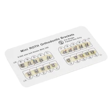 Dental Orthodontic Bracket Braces MIM Monoblock Mini Roth 022 Hooks 345