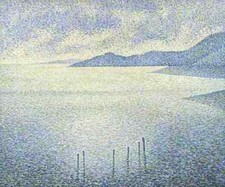 Theo Van Rysselberghe Coastal Scene A4 Print