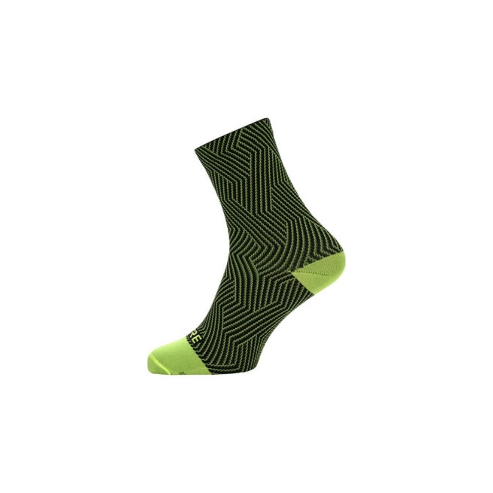 Gore C3 Optiline Mid Socks - Yellow