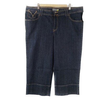 Jeans Capri Longs (ou Shorts Longs) Benezia Taille 16 - Teinte Foncée