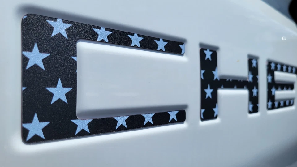 Puerta Trasera Letras Mate Elevadas Compatible con CHEVROLET COLORADO 2021 2022 Foto 3 de 3