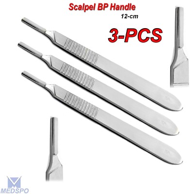 Dental Scalpel Handle Stainless Steel Knife Blade holder Surgical Instruments #3