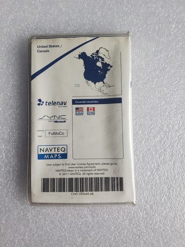 Ford Lincoln Map Version A3 2011 United States / Canada NAVTEQ MAPS SD CARD 1L4 - Picture 2 of 3