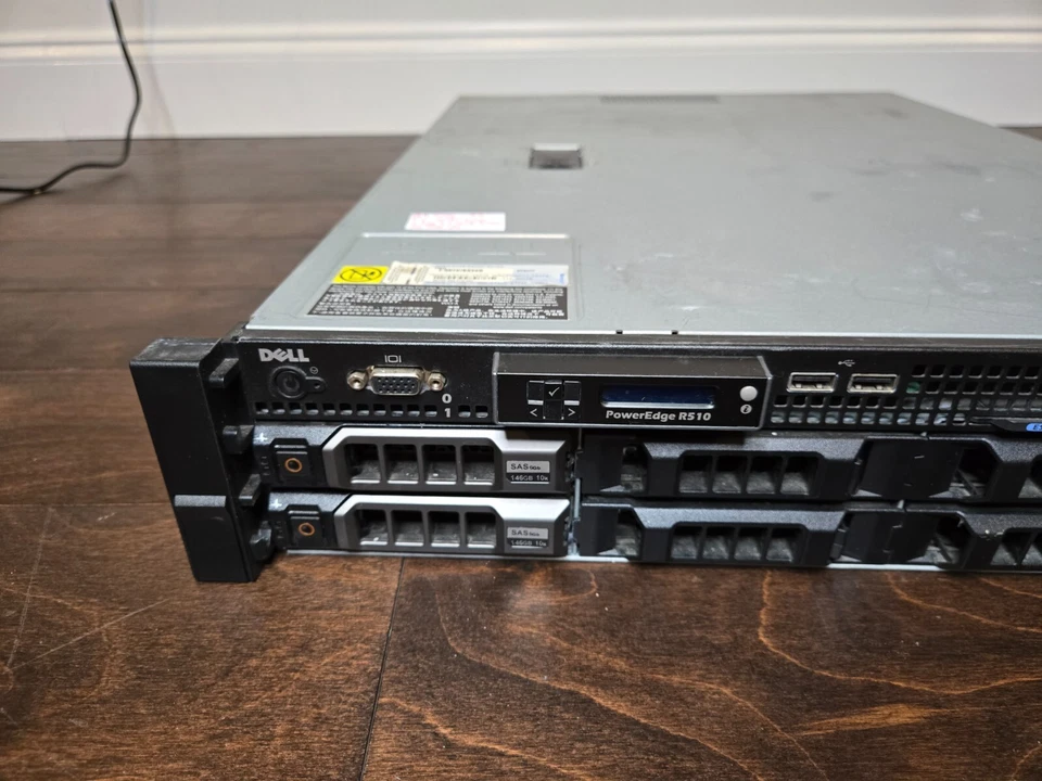 Dell POWEREDGE R510 Server Intel Xeon E5620 @ 2.40GHz 32GB RAM 2xPSU NO HDD/OS - Image 2 of 4
