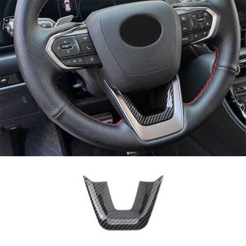 ABS Carbon Steering Wheel Cover Decor For Lexus RX 350 350h 450 500h 2023-2024