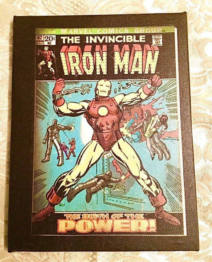 Awesome Iron Man Marvel Comic Book Art Print Poster Wall Decor - Image 2 of 4