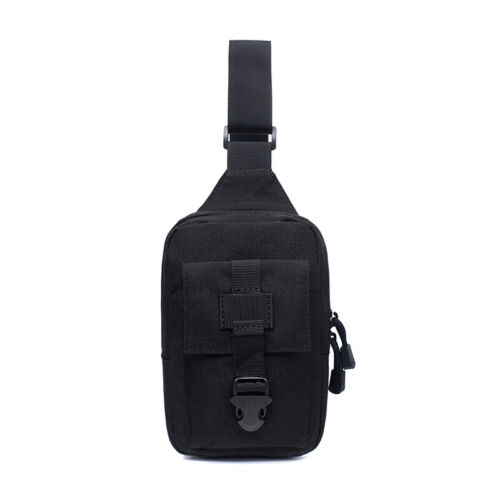 Men's Tactical Military Shoulder Bag Molle Chest Pack Messenger Bags Sling Pack - Picture 13 of 22