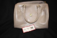 Borsa MiniDoctors BG CLASSICS Marrone Nuova con etichette, Doppio Manico, Completamente Foderata, Decorazione Goldtone-B88