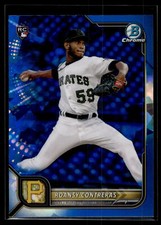 Roansy Contreras 2022 Bowman Chrome Sapphire Edition Card #99