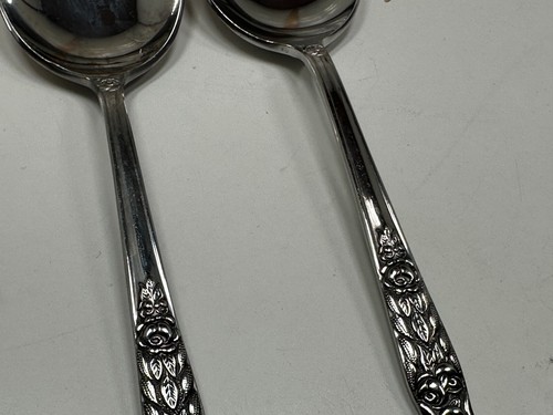 Versailles by MSI Japan Stainless Table Serving Spoons Flatware NOS Box Vintage - Picture 5 of 24