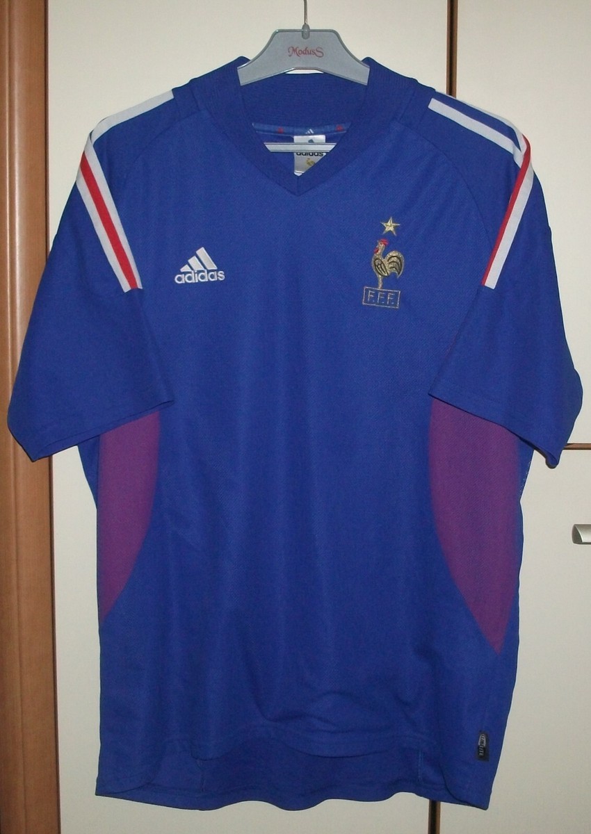 ウェア adidas 2000~2002 France ZIDANE France 2002-2004 Home football shirt jersey Adidas #10