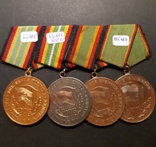 Alte 4er DDR Medaillen  Ordensspange  der NVA  sv105