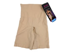 Maidenform Women's Slim Waisters Thigh Slimmer Ultra Control Size S NEW Latte