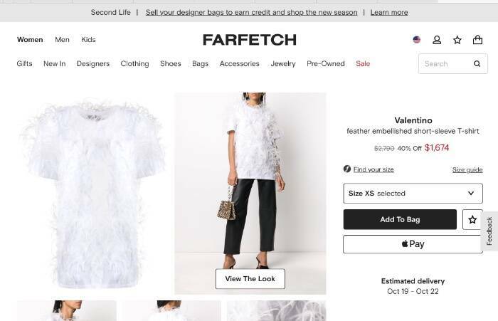 NWT VALENTINO FEATHER EMBELLISHED T-SHIRT SZ X-SMALL MRSP NWT VALENTINO FEATHER EMBELLISHED T-SHIRT SZ X-SMALL MRSP