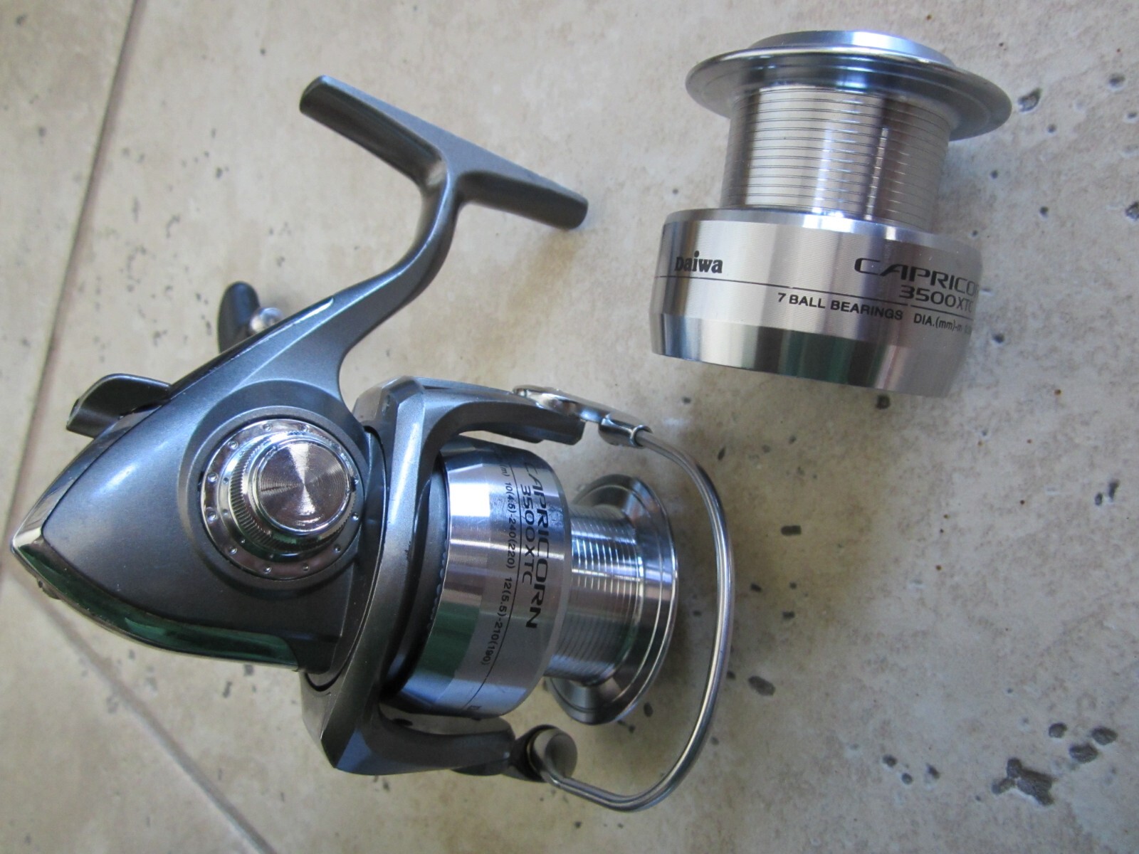 Daiwa Capricorn 3500 XTC spinning reel w/ xtra spool