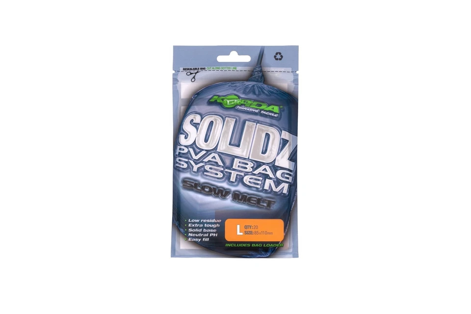 Korda Solidz Slow Melt PVA Bags L Beutel für Futter Karpfenangeln - Bild 2 von 2