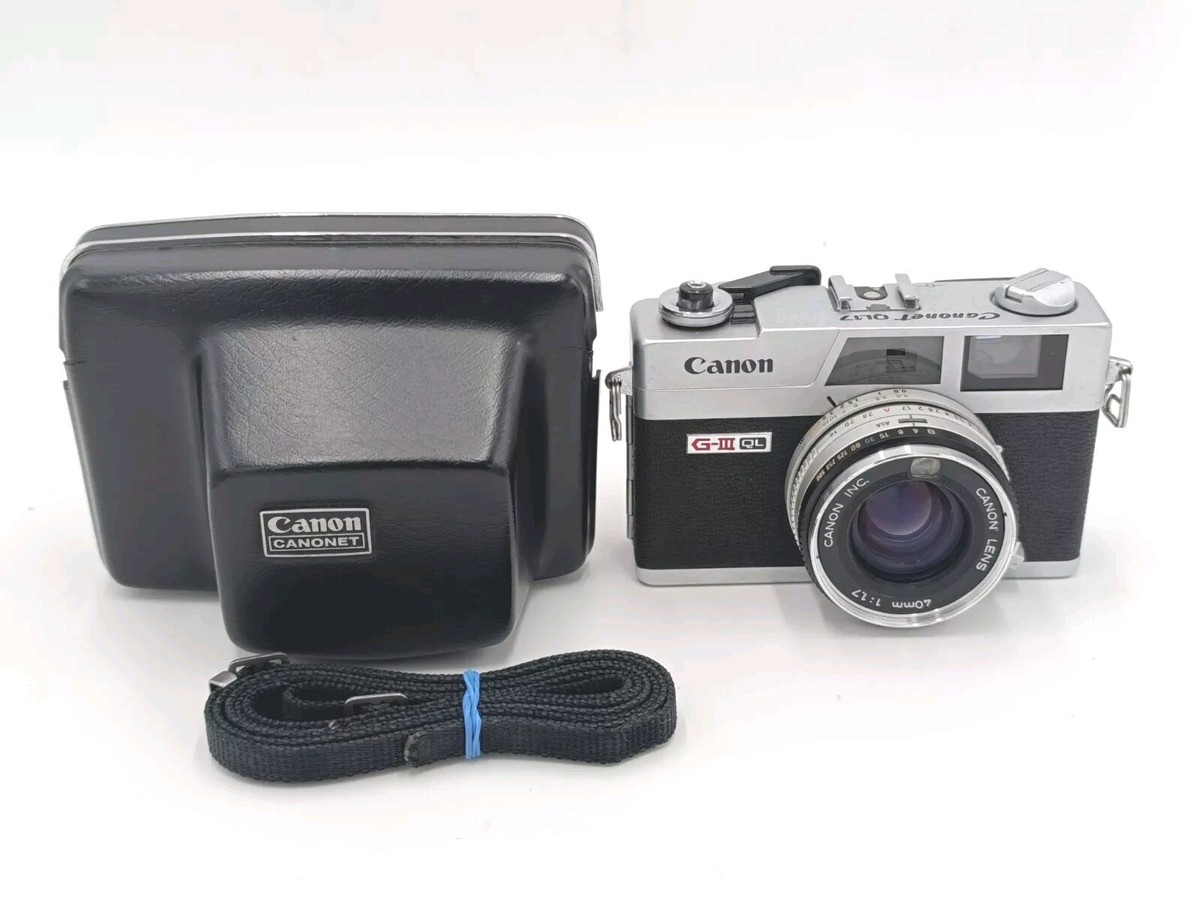 SERVICED Canon Canonet G-III QL17, 40mm F/1:1.7, CLA'd SERVICED Canon Canonet G-III QL17, 40mm F/1:1.7, CLA'd
