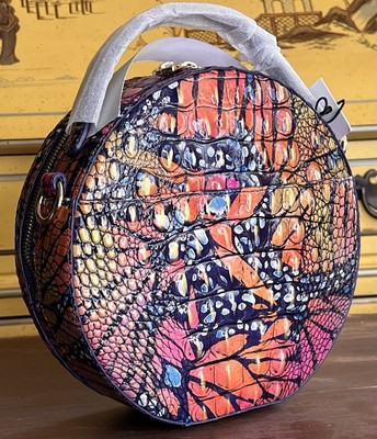  BRAHMIN Flutter Butterflies LANE Crossbody Shoulder Top Handle Bag RARE NWT 