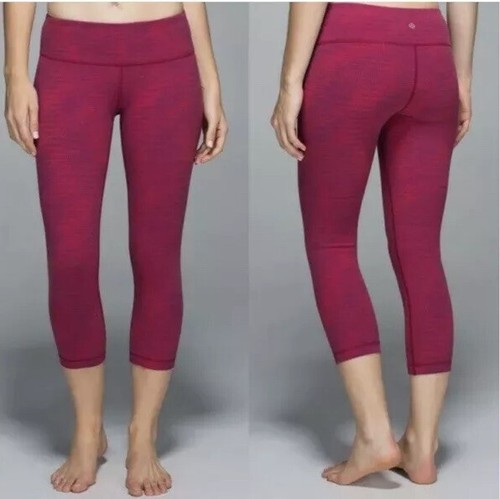 Lululemon Wunder Under Crop II 4 