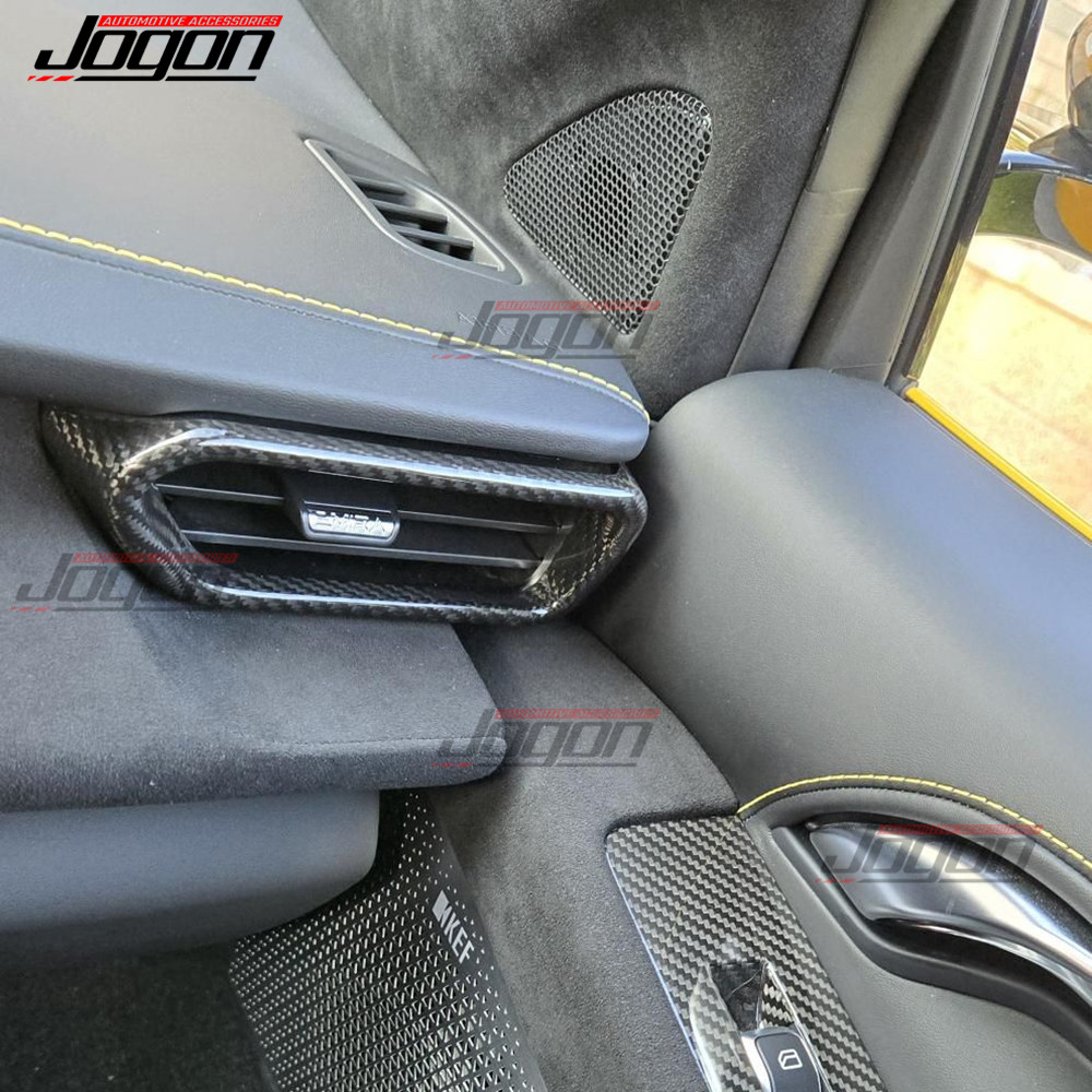 Dashboard Side AC Air Outlet Vent Cover For Lotus Emira 2022 23-2025 Dry Carbon