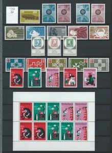 Olanda annata 1967 nuova di zecca secondo NVPH anno completo