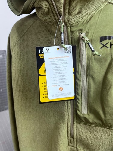 King's Camo Men's XKG Covert Hunting Hoodie 1/2 zip Sz. 2XL New Olive XKG4214 - Picture 3 of 13