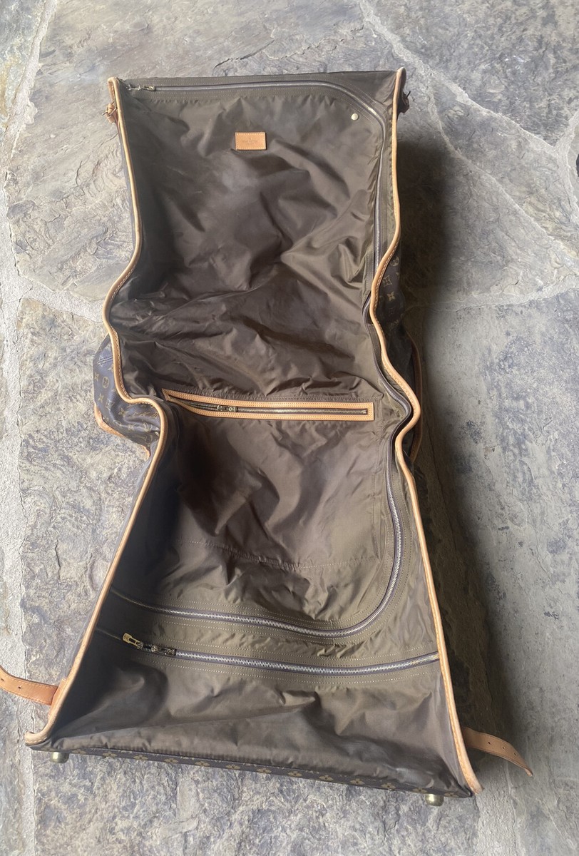 Vintage Louis Vuitton Large Folding Garment Monogram Luggage | eBay