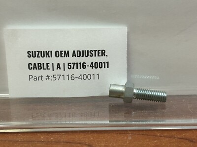 NEW NOS Suzuki RM100 RM125 RM250 RM370 Throttle Cable Adjuster PART# 57116-40011