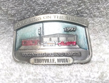 Growing On The River Eddyville Iowa 1977 Buckle Fire And Rescue LE 253 Great
