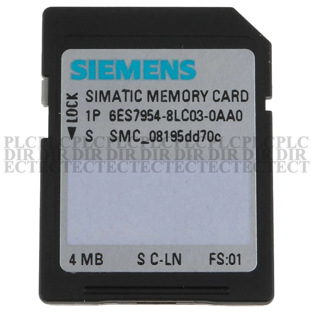 6ES7954-8LC03-0AA0 Siemens Memory Card - New In Box Industrial PLC Memory