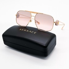 NEW VERSACE MOD 2269 1002/7E GOLD PINK VE2269 10027E SUNGLASSES VE2269 1002/7E