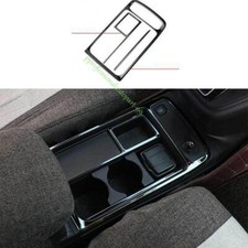Para Honda CR-V CRV 2015-2016 Negro Brillante Acero Cambio de Marchas Taza de Agua Marco Borde