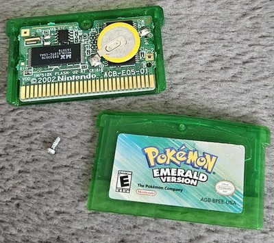 Pokemon Smaragd Version Nintendo Gameboy Advance NTSC USA Original Neue Batterie
