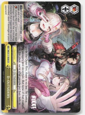 D-OUTSIDERS NIK/S117-E028 CR Normal GODDESS OF VICTORY: NIKKE Weiss Schwarz NM