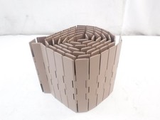 Rexnord 10"L x 10'L Model 821 Tan Straight Table Top Chain LF821K10 LF821-10IN