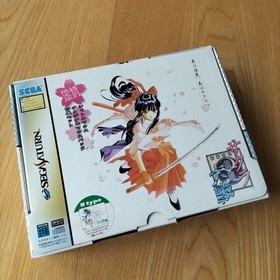 Sakura Wars Taisen Sega Saturn Limited Edition B w/ Mousepad Game Set 2 Discs