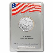 1 oz Platinum Round - Engelhard Prospector (USA Flag Assay) 2569.67 per troy oz