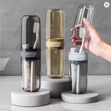 Transparent Toothbrush Travel Case Portable Toothbrush Container
